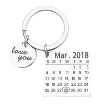 Load image into Gallery viewer, Personalized Calendar Keychain